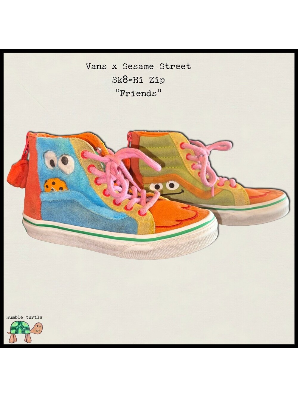 Vans x Sesame Street Sk8-Hi Zip Friends Limited Edition Sneakers | Kids 1.5